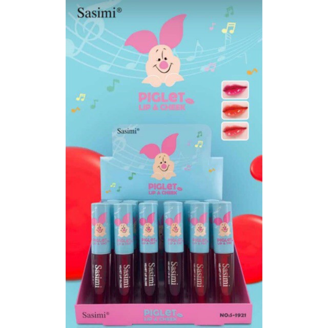 Sasimi liptint piglet lip &amp; cheek lip tint moist