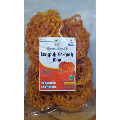 

Kerupuk rempah mini pedas