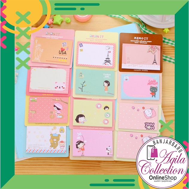

NOTEBOOK CATATAN MEMO KARAKTER