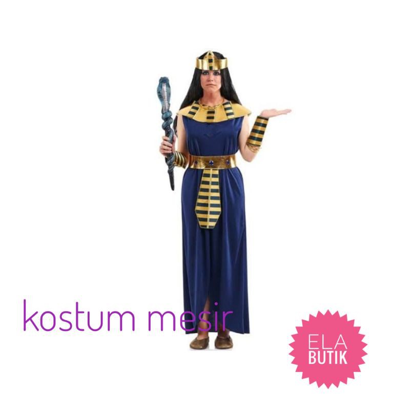 kostum mesir-cleopatra dewasa-kostum mesir-kostum halloween internasional-book day