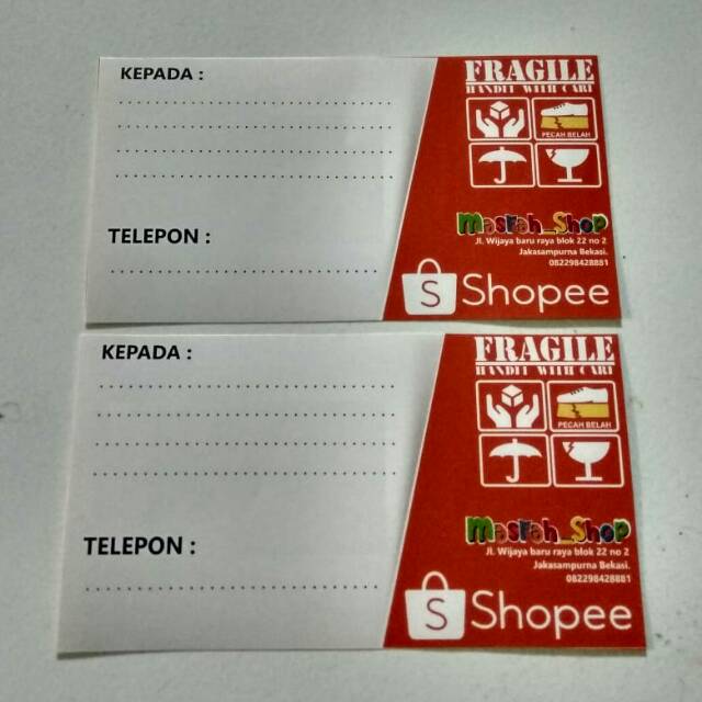 

Stiker pengiriman