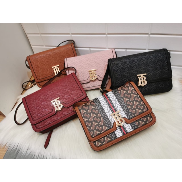 Tas Slingbag wanita burrbery tas selempang wanita import premium quality tas wanita