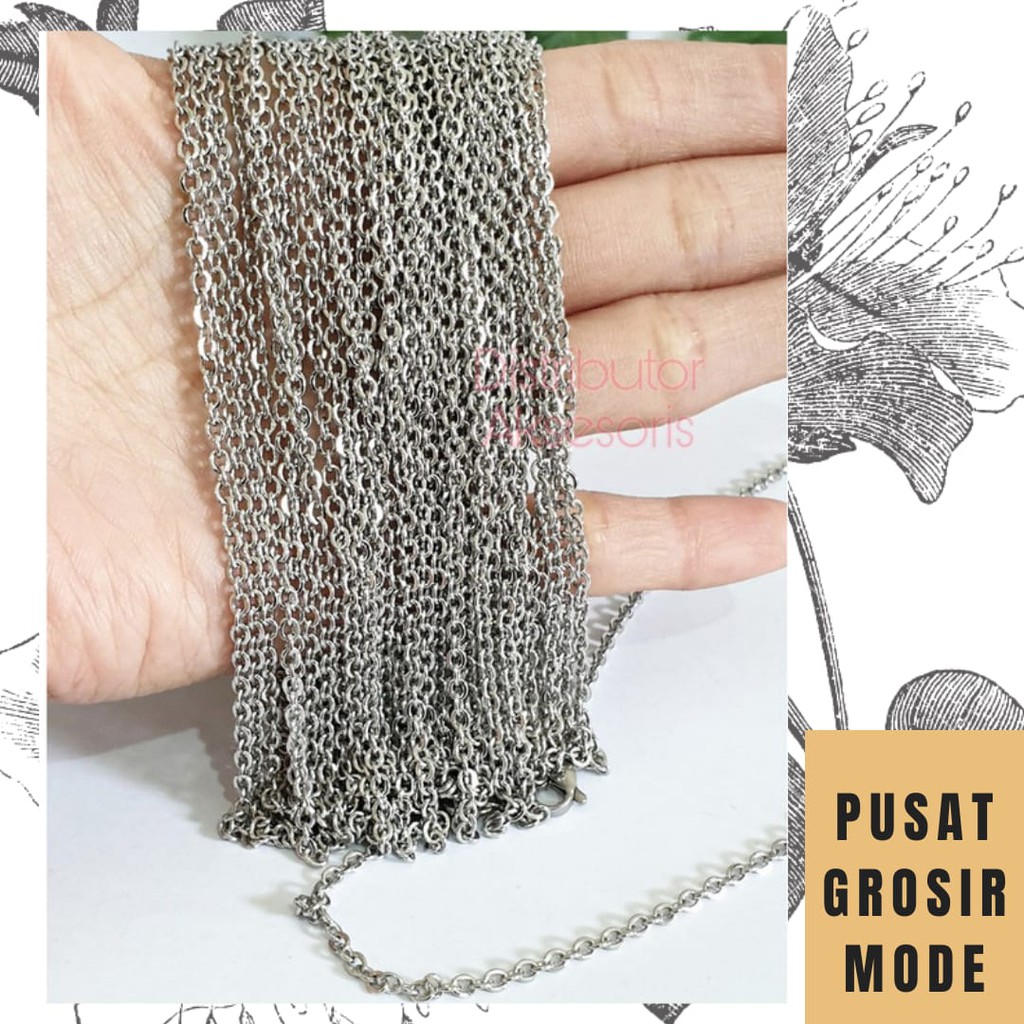 Rantai Noori Titanium ANTI KARAT SELAMANYA DA RT03