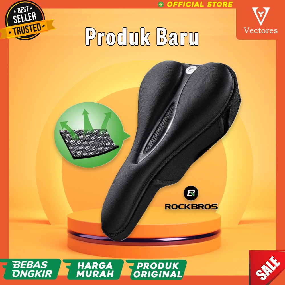 [ASLI] Saddle Sepeda Bicycle Empuk Murah Silica Gel Jok Sadel Bike Terbaru