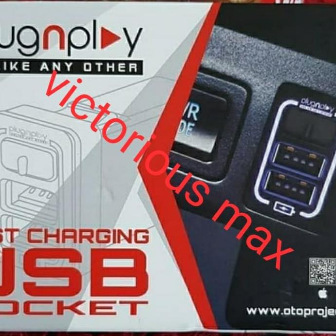Charger Aki Modul Obd Fast Charging Usb Socket Khusus Toyota Avanza innova Calya |Charger Aki Mobil