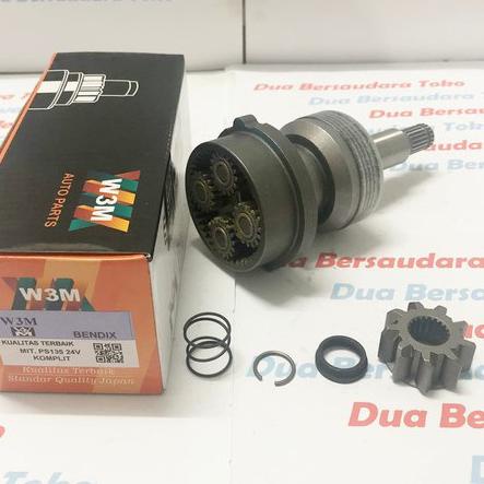 Bendix Gigi Starter Mitsubishi Ps 135 24V (Komplit) / Spare Part Mobil 021
