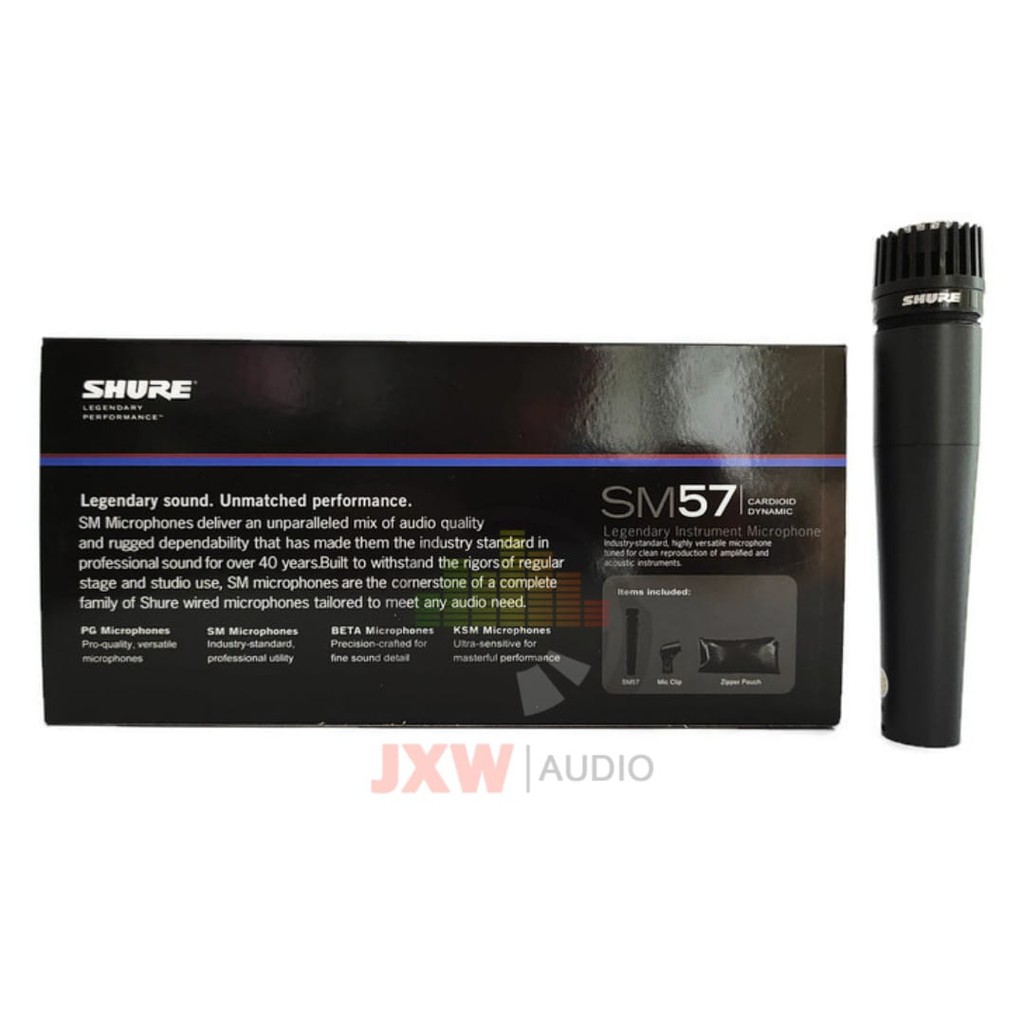 MIC KABEL SHURE SM 57 /  MICROPHONE SHURE KABEL SM-57 /  MIC SHURE SM 57 / SM57 INSTRUMENT TP SWITCH