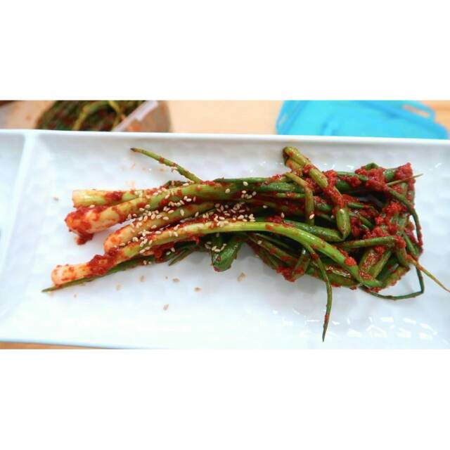 

Kimchi Daun Bawang Fermentasi Halal/ Green Onion Kimchi