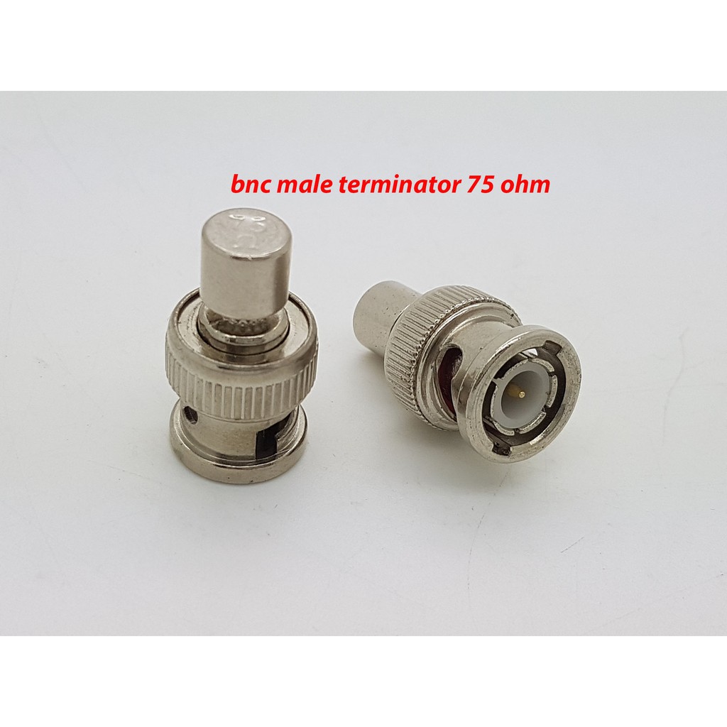 75 ohm connector bnc male terminator