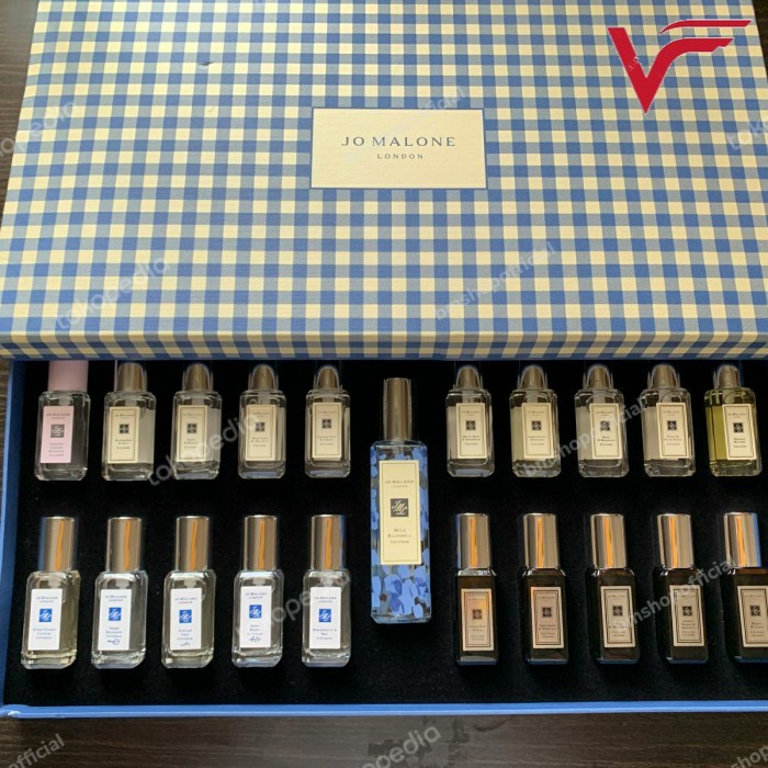 PARFUM ORIGINAL JO MALONE LUXURY SET 21 IN 1 FULL BOX