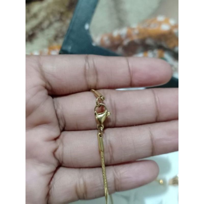 KALUNG TINTANIUM WANITA RIA ANTI KARAT 002