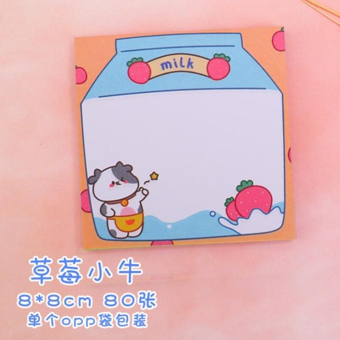 

Sticky notes maverick calf Memo tempel lucu - berry calf