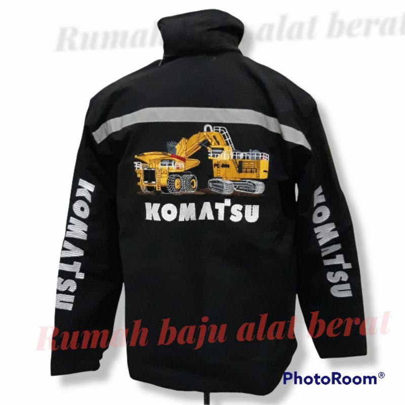 jaket komatsu parasut loading / jaket komatsu / jaket alat berat