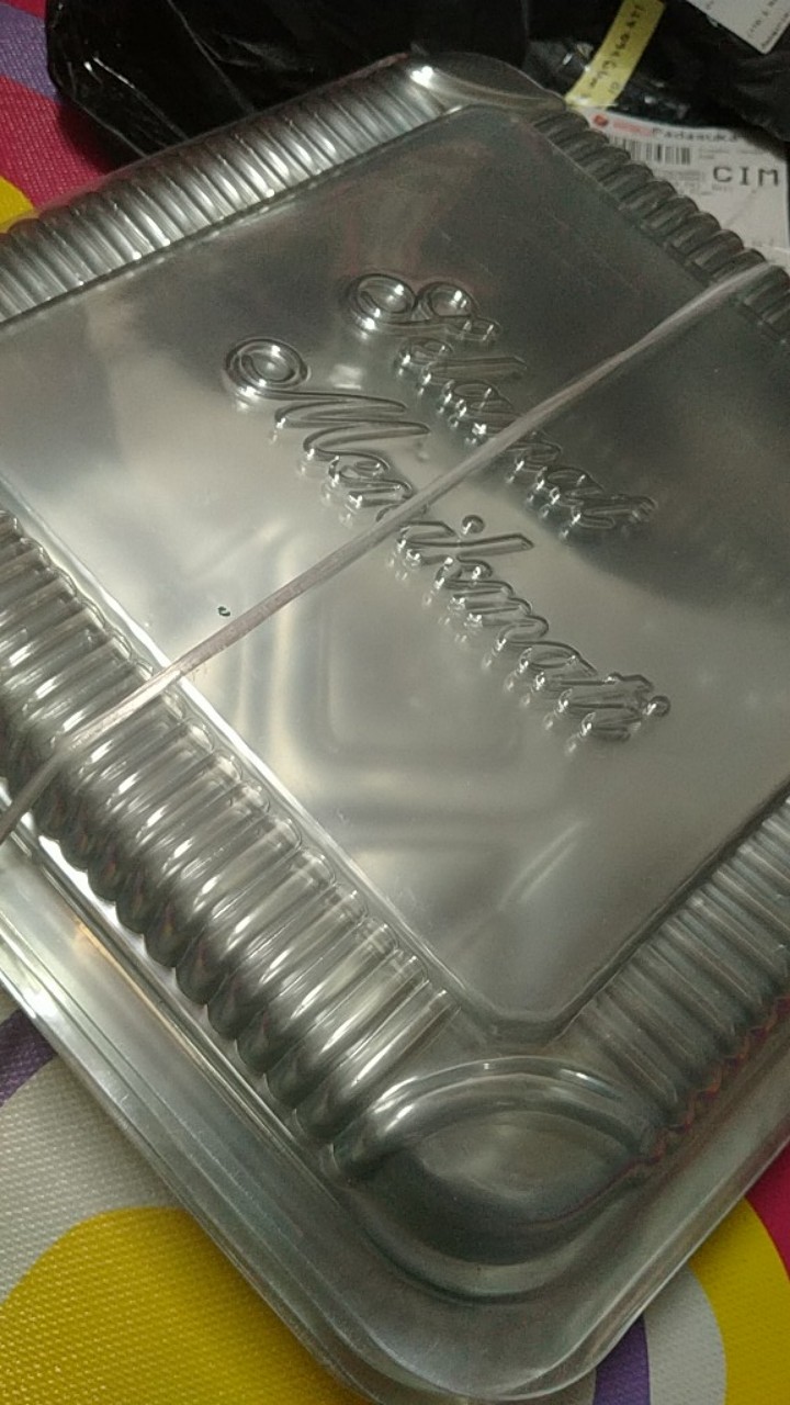 Per 10 Pcs Mika Kue / Mika Katering / Mika Plastik Uk 25x25cm