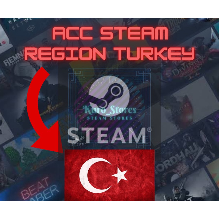 Akun Steam Region Turkey | Turki