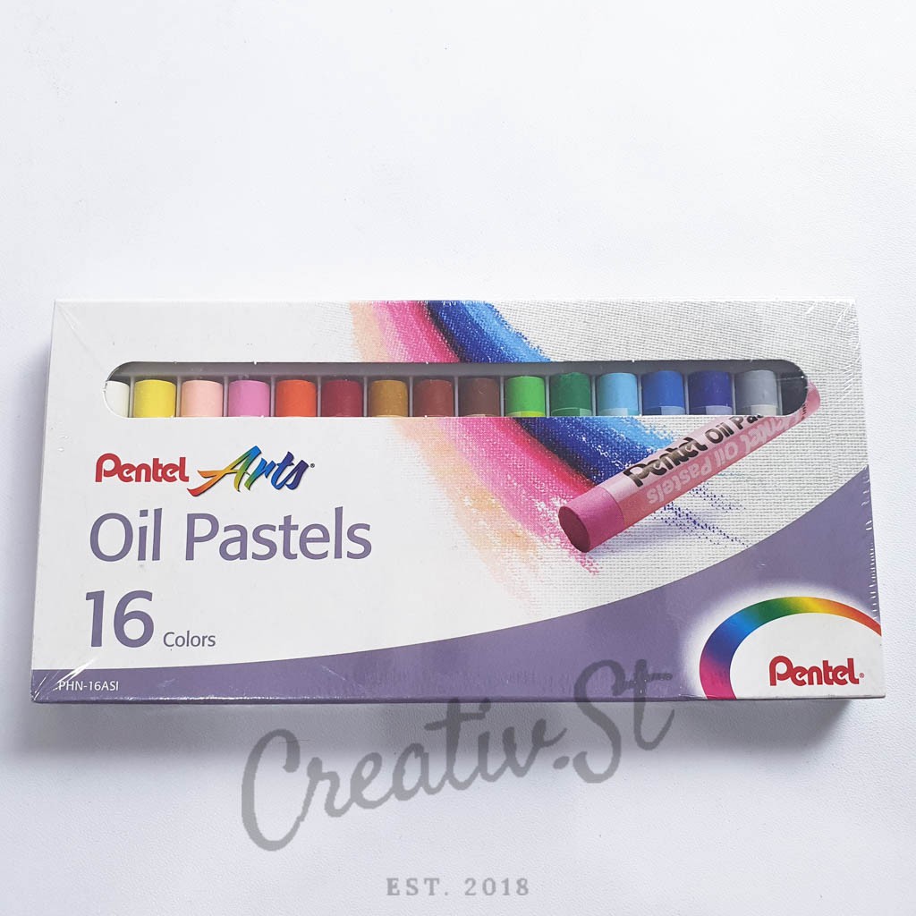 

PENTEL Oil Pastels 16 Warna Crayon