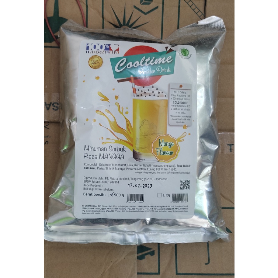 

Powder Drink Cooltime 500 gr