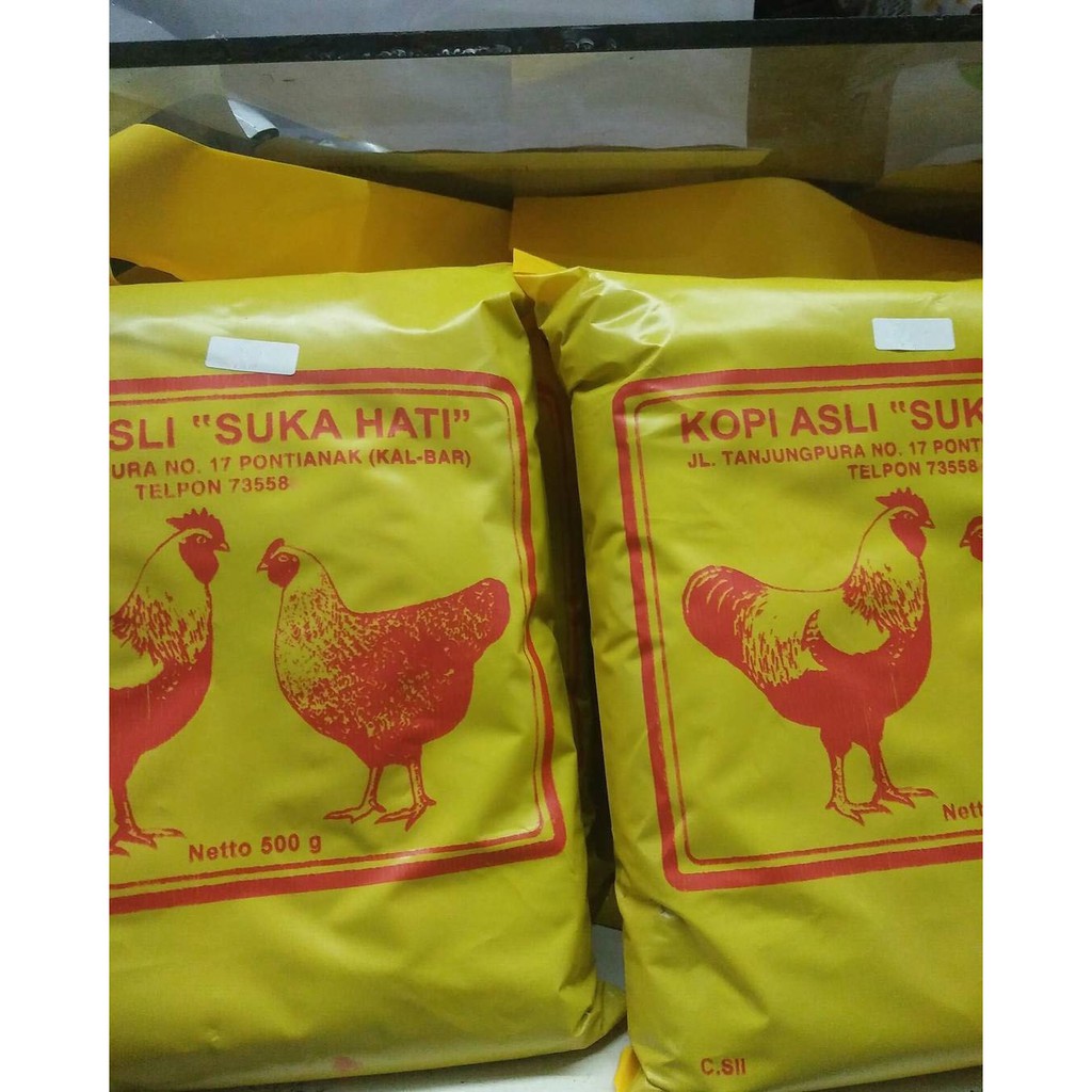 

Kopi bubuk suka hati sukahati khas pontianak asli pontianak 500gr 500 gr