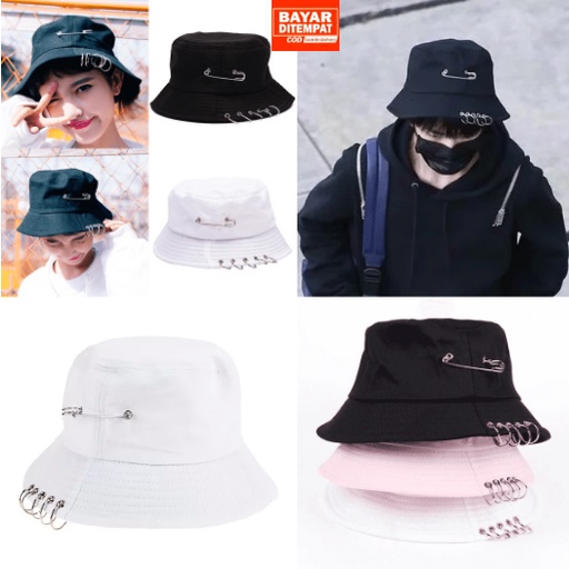 Bucket Hat Anting Korean Style / Bucket Anting Korean Look