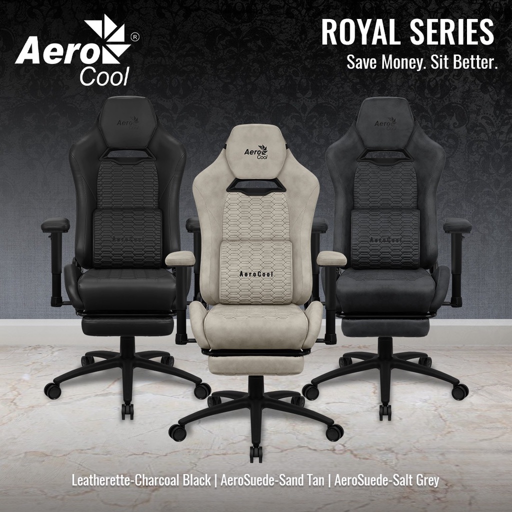 AeroCool ROYAL Series with Footrest - Gaming Chair Premium