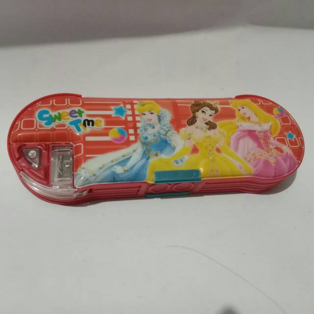 

Kotak pensil magnet plus rautan gambar Princes