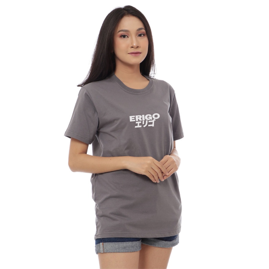 KAOS ERIGO PRIA wanita apparel cotton combed 30s original 100% erigo tshirt premium wanita pria erig