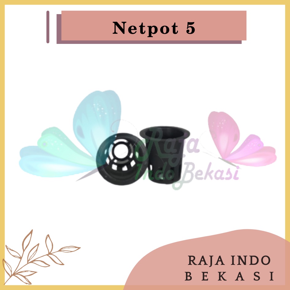 Netpot Hidroponik 5cm Hitam Netpot Hidroponik jaring 5 cm - Netpot Bagus - Netpot Murah