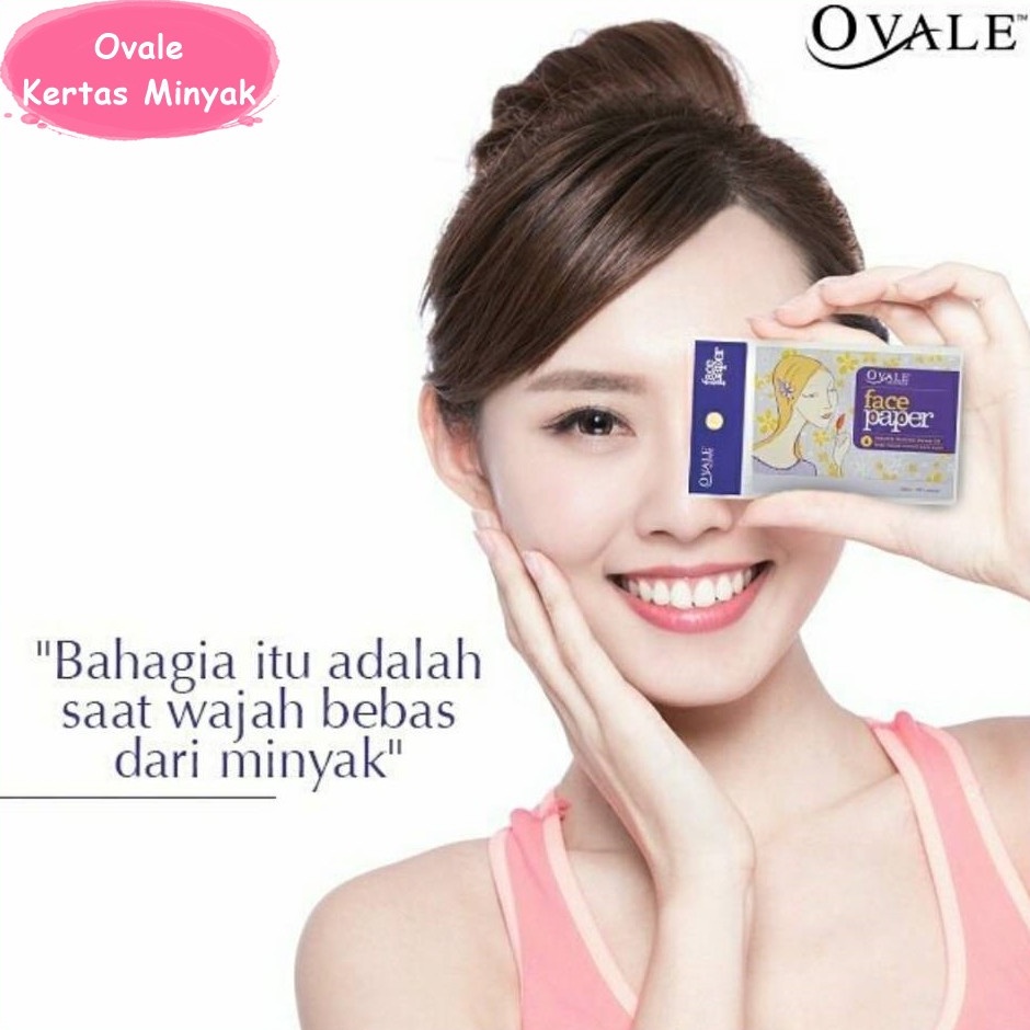 Ovale Face Paper / kertas minyak wajah ovale oval (GROSIR)