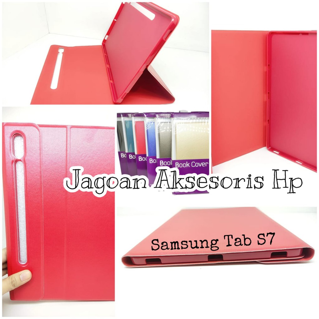 Folio Cover Samsung Tab S7 T870 T875 11.0 inchi Flip Case Sarung Tablet Standing AUTOLOCK