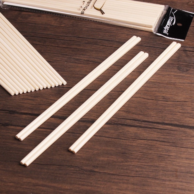 10 Pasang Sumpit Melamin /  1 pack isi 10 set Alat Makan Korea Chopstick