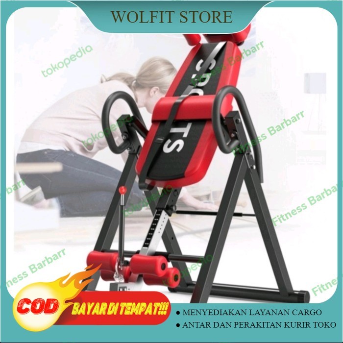 ALAT OLAHRAGA PENINGGI BADAN - INVERTION TABLE - TABLE INVERSION - ORI