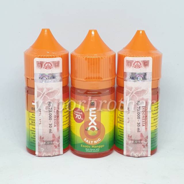 Premium Liquid Exo Salt Nic Pod Exotic Manggo Pita Cukai Shopee Indonesia