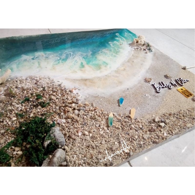 Mahar Resin Geode Pantai