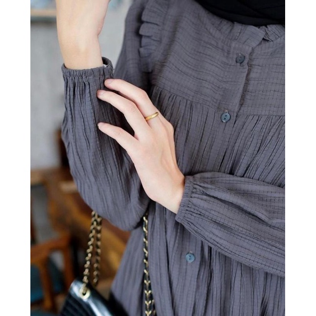 (BAYAR DI TEMPAT) Setelan Crinkle / Setelan Jumbo / Ruby Crinkle / Gamis Lebaran / Setelan Lebaran