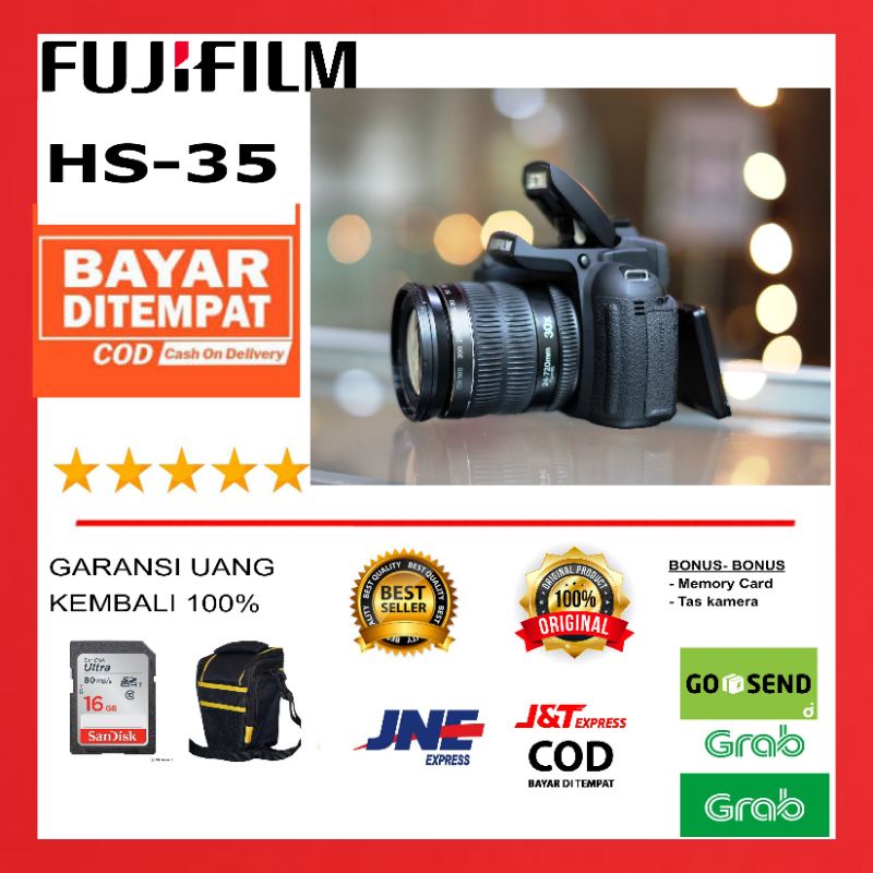 Kamera Fujifilm HS35 EXR banyak bonus