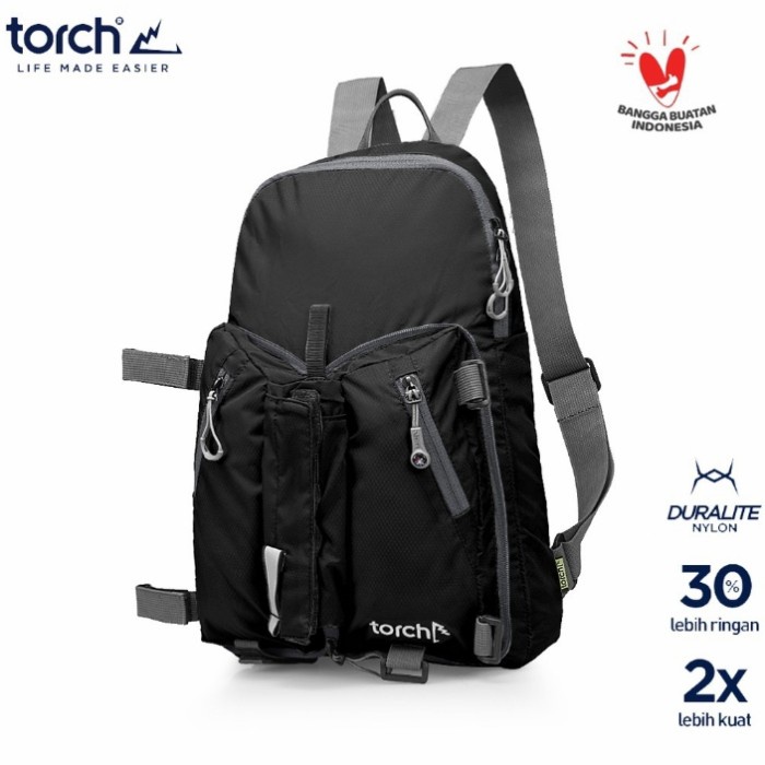Torch Gamagori Tas Ransel Sepeda Lipat 15 Liter - Shale Blac