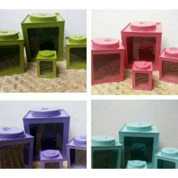 Toples Kaleng / Kaleng Kerupuk Vintage / Kaleng Jadul / Toples Kue / Toples Lebaran