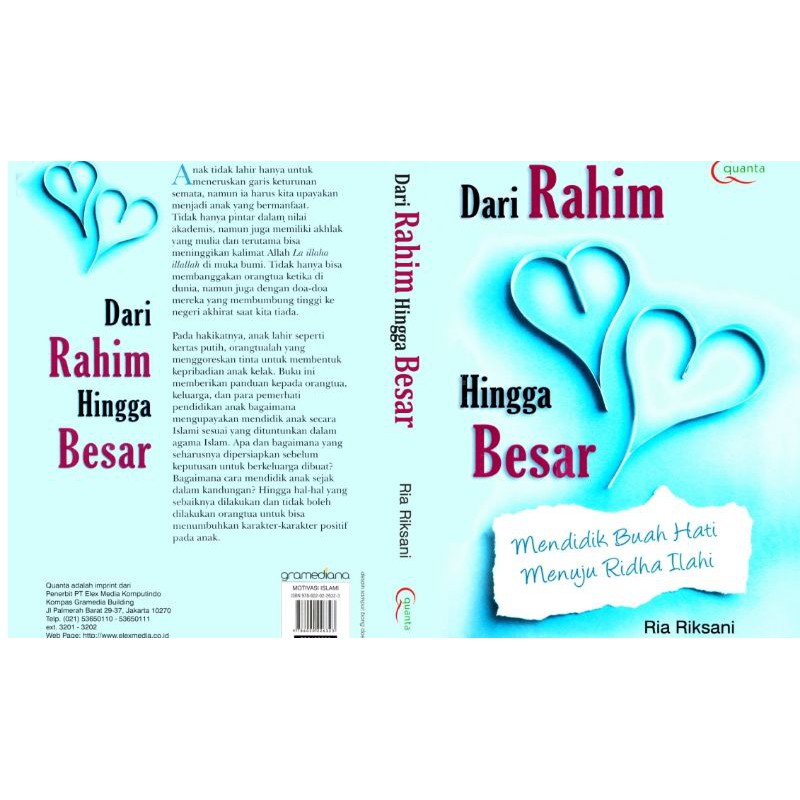DARI RAHIM HINGGA BESAR,MENDIDIK BUAH HATI MENUJU RIDHA ILAHI - RIA RIKSANI
