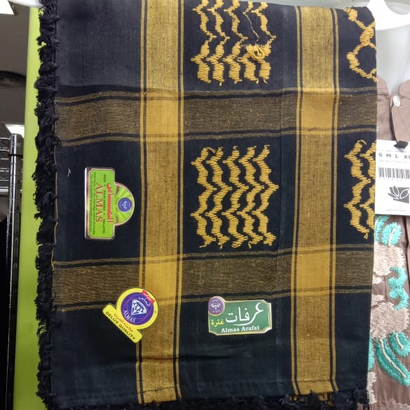 Sorban Sorban Almas - Hitam Kombinasi(T3X5) REAL PICT Sorban Wadimor Sorban Arab Saudi Asli Sorban W
