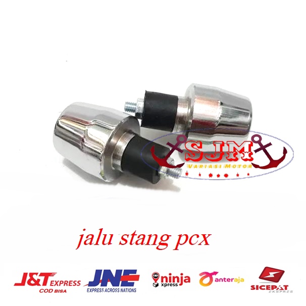 Jalu bandul stang universal model pcx warna chrome harga sepasang untuk all motor jalu stang pcx krom