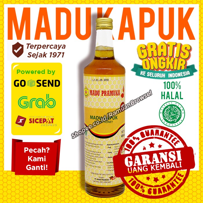 

Madu Kapuk Pramuka 650ml Alami