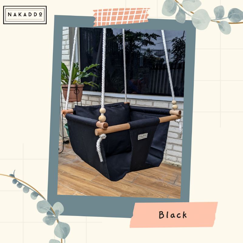 Ayunan Bayi / Anak / Balita Handmade Black NAKADDO