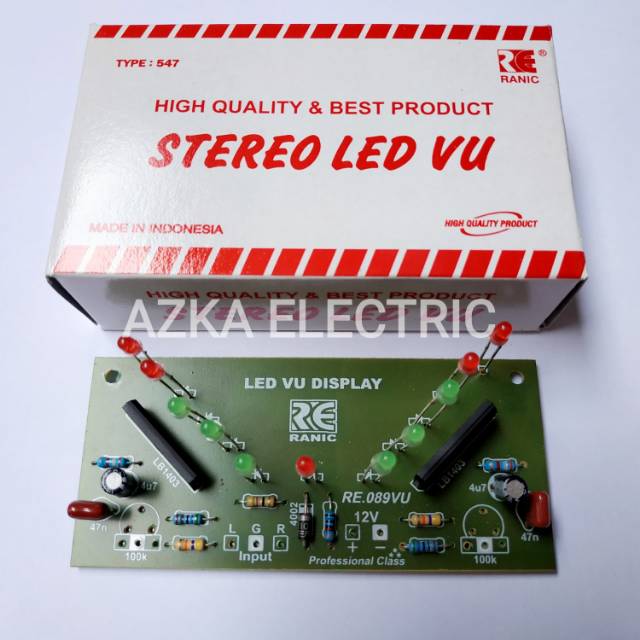 Kit LED VU Display Stereo