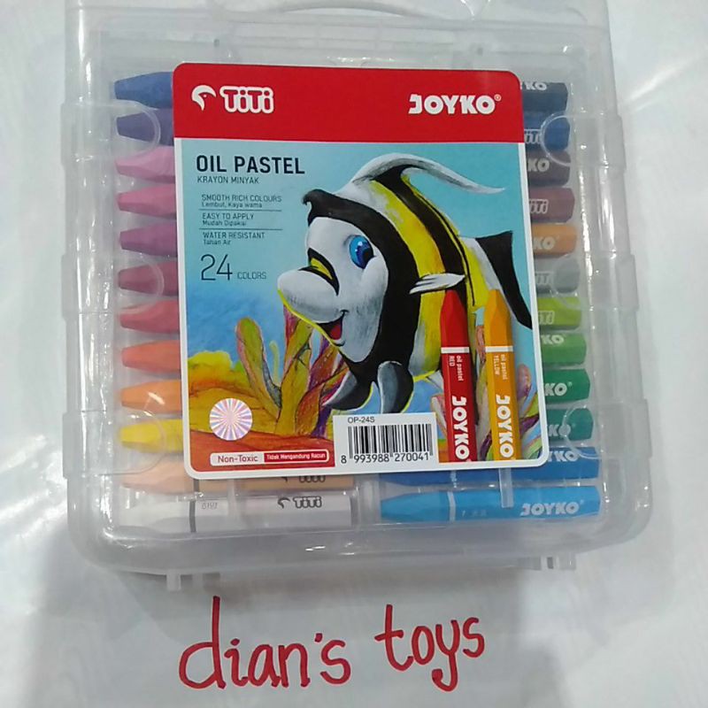 

Crayon titi joyko 24 warna