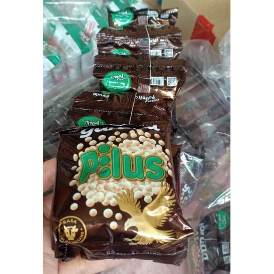 

agen distributor makanan ringan snack ciki garuda pilus sapi panggang pack isi 10