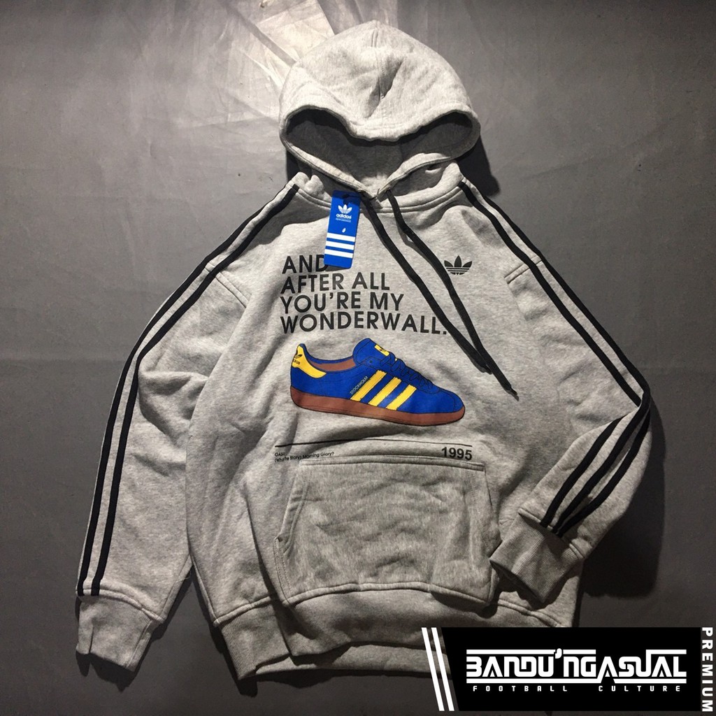 HOODIE ADIDAS WONDERWALL (GRAY)