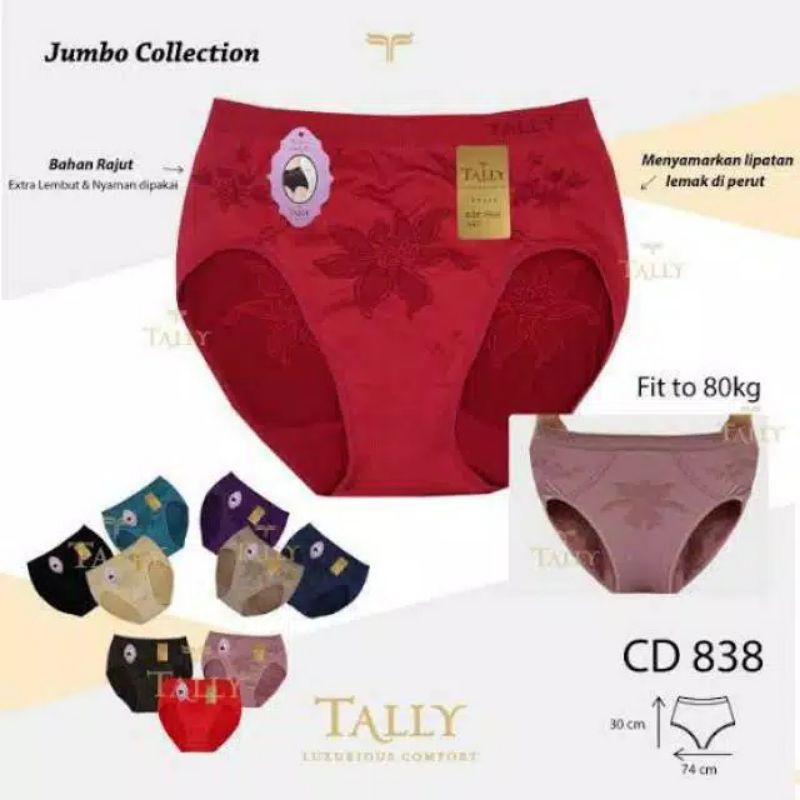 TALLY Cd Wanita Rajut JUMBO 838 Nyaman di Pakainya