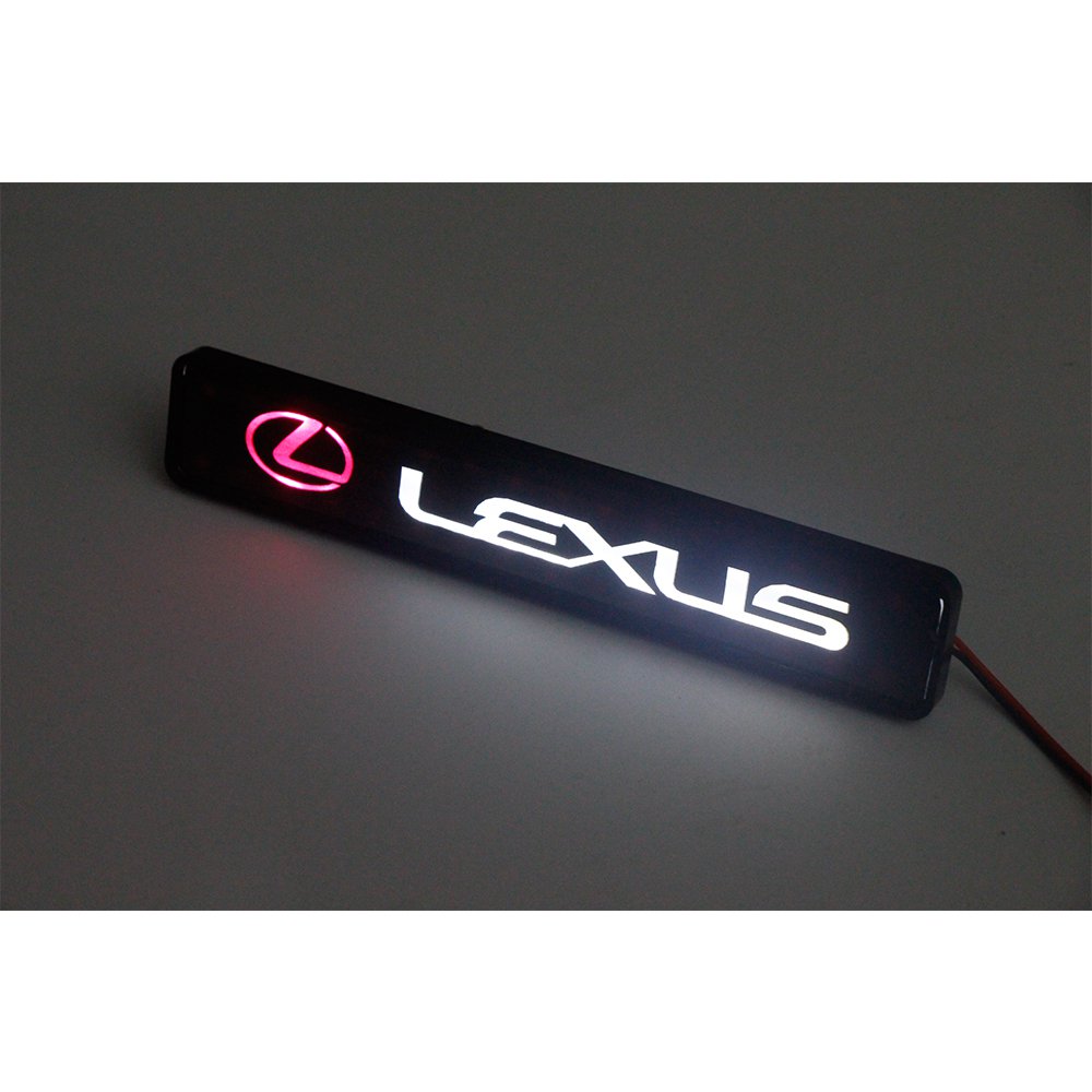 DEPAN RX Stiker Emblem / Badge Dengan Lampu Led Untuk Mobil Lexus Ct Es Is Gs Ls Lx Ux Nx Ct200H Es300 N300 Is200