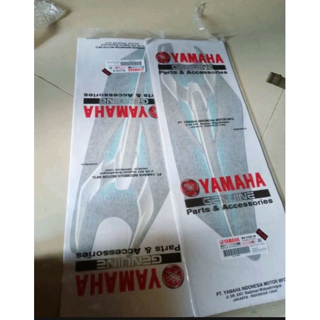 Striping stiker striping RX king 2007 biru  original Yamaha