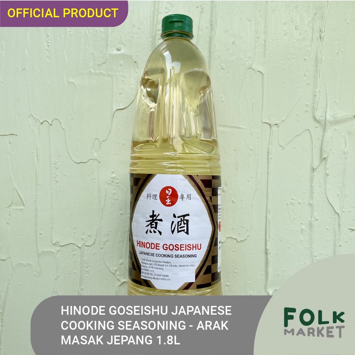 

HINODE Goseishu Japanese Cooking Seasoning - Arak Masak Jepang 1.8L